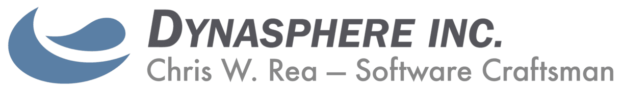 Banner graphic for Dynasphere Inc. – Chris W. Rea – Software Craftsman